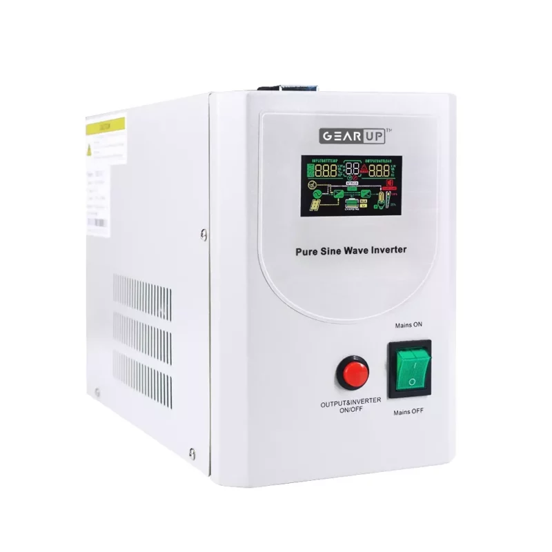 GearUP 800W Pure Sine Wave Inverter & IPS for 12V Lithium Battery