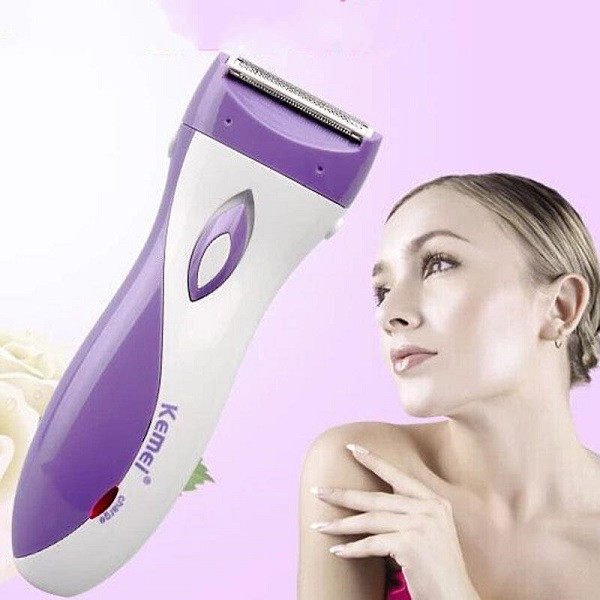Kemei KM-3018 Rechargeable Lady Epilator Skin