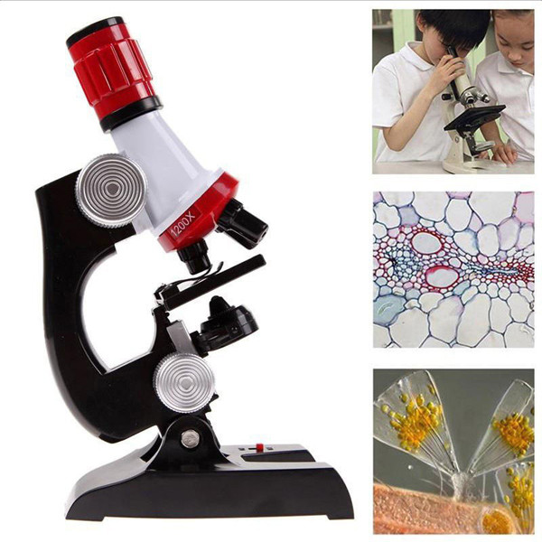 1200X Portable Biological Experiment Microscope School Science Educational